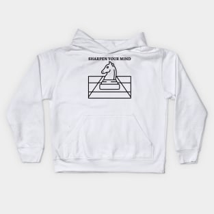 Chess - Sharpen your mind Kids Hoodie